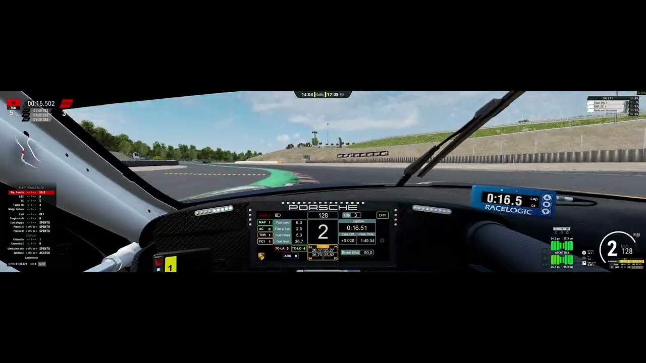 gara 20min Barcellona Porsche 992 gt3 @assettocorsaofficial @Fanatec_Official