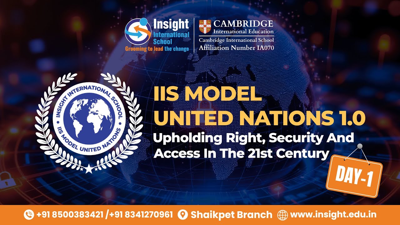 🔥 Day 1 of IISMUN 2025 – A Powerful Start! ✨