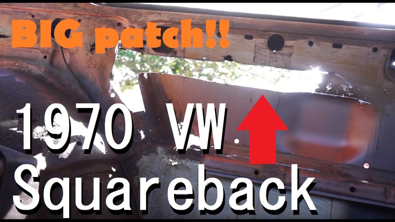 PATCHING the Rust in Back Left Fender (1970 VW Type III Squareback) -- Part 9