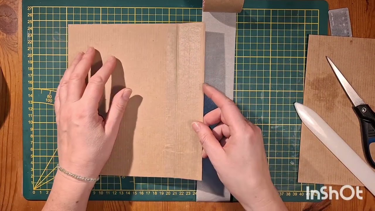 20251221 Journal  - Buchcover - craft with me - Maritim - ganzes Tutorial 