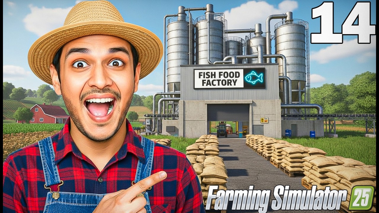 I Built My First Fish Food Factory in Farming Simulator 25
