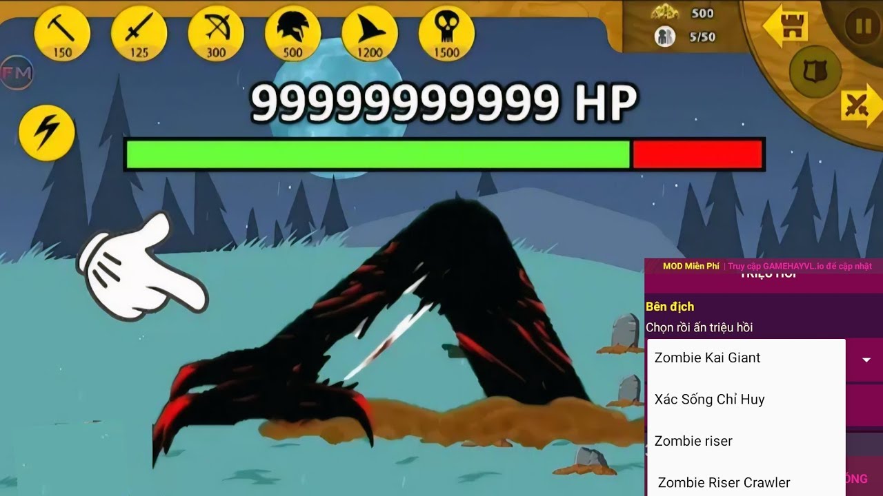 Stick War Legacy Mod Menu _ New Final Boss Zombie Upgrade / لعبة حرب العصيان اخر اصدار