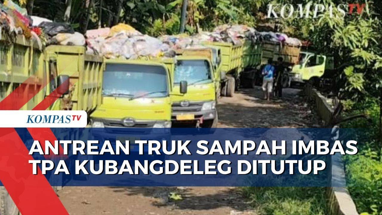 Sopir Truk Sampah Keluhkan Antrean Panjang Imbas Ditutupnya TPA Kubangdeleg Cirebon