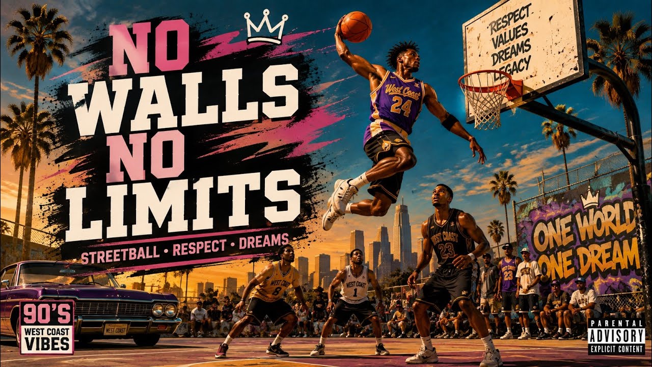 NO WALLS NO LIMITS | 90s West Coast Streetball Rap | G-Funk Hip-Hop - JAXSON