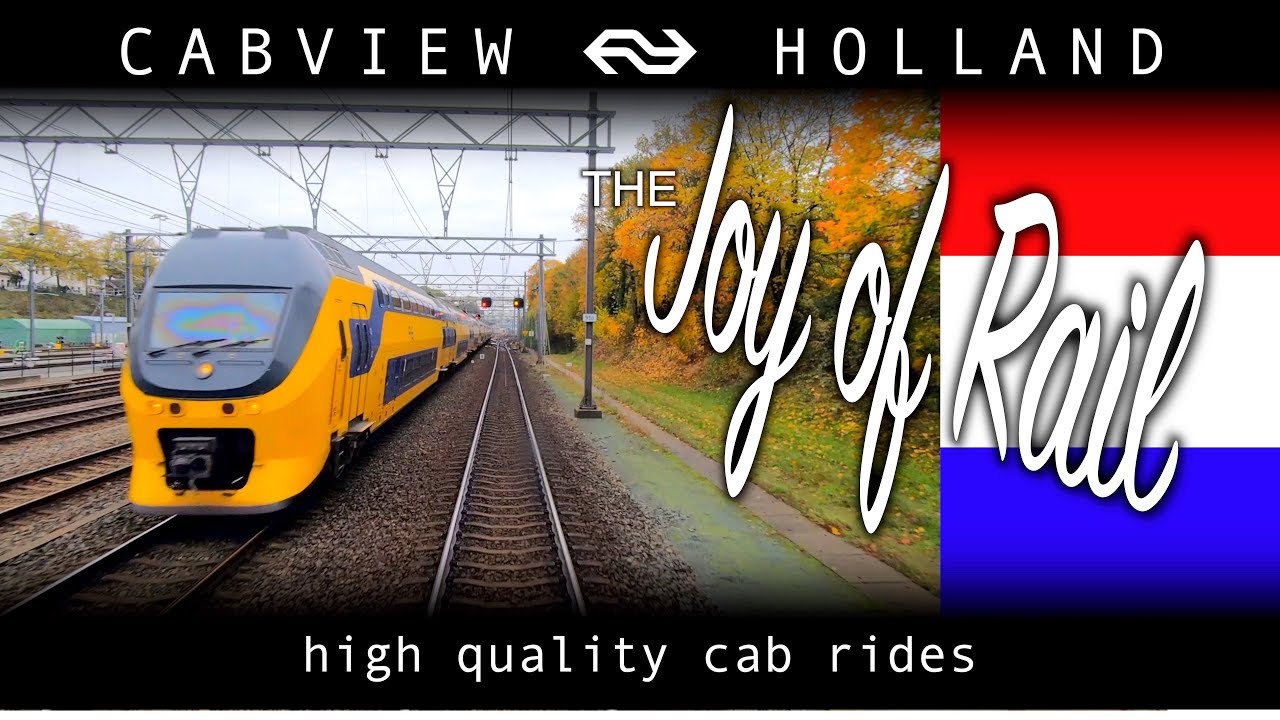 Beautiful autumn train ride CABVIEW HOLLAND Tilburg - Arnhem DDZ 6nov 2019