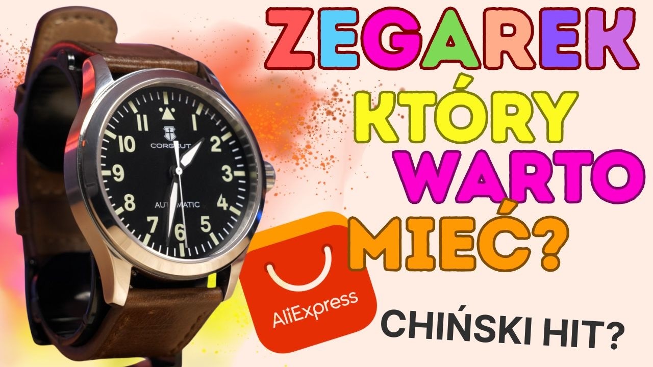 Lotniczy styl i Seiko NH35A + szafir -  nowy zegarek z AliExpress za mniej niż 250zł!