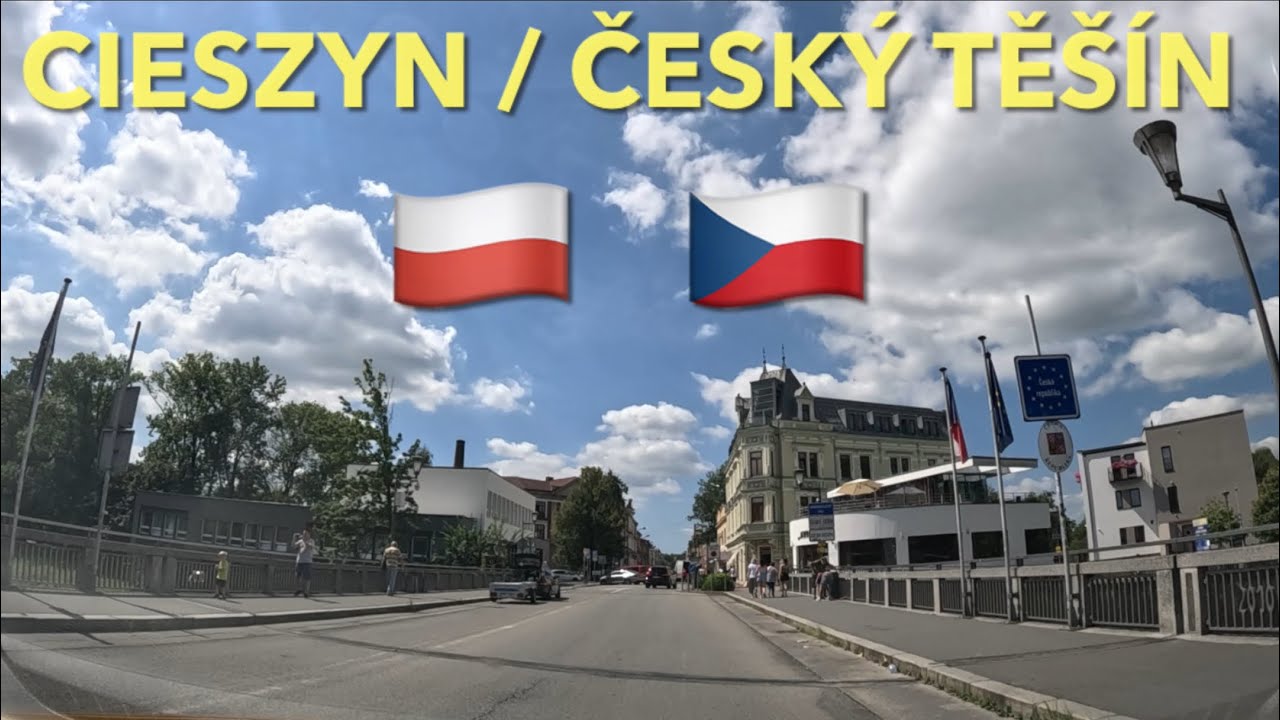 Cieszyn. Poland - Český Těšín. Czech Republic /  Border Crossing