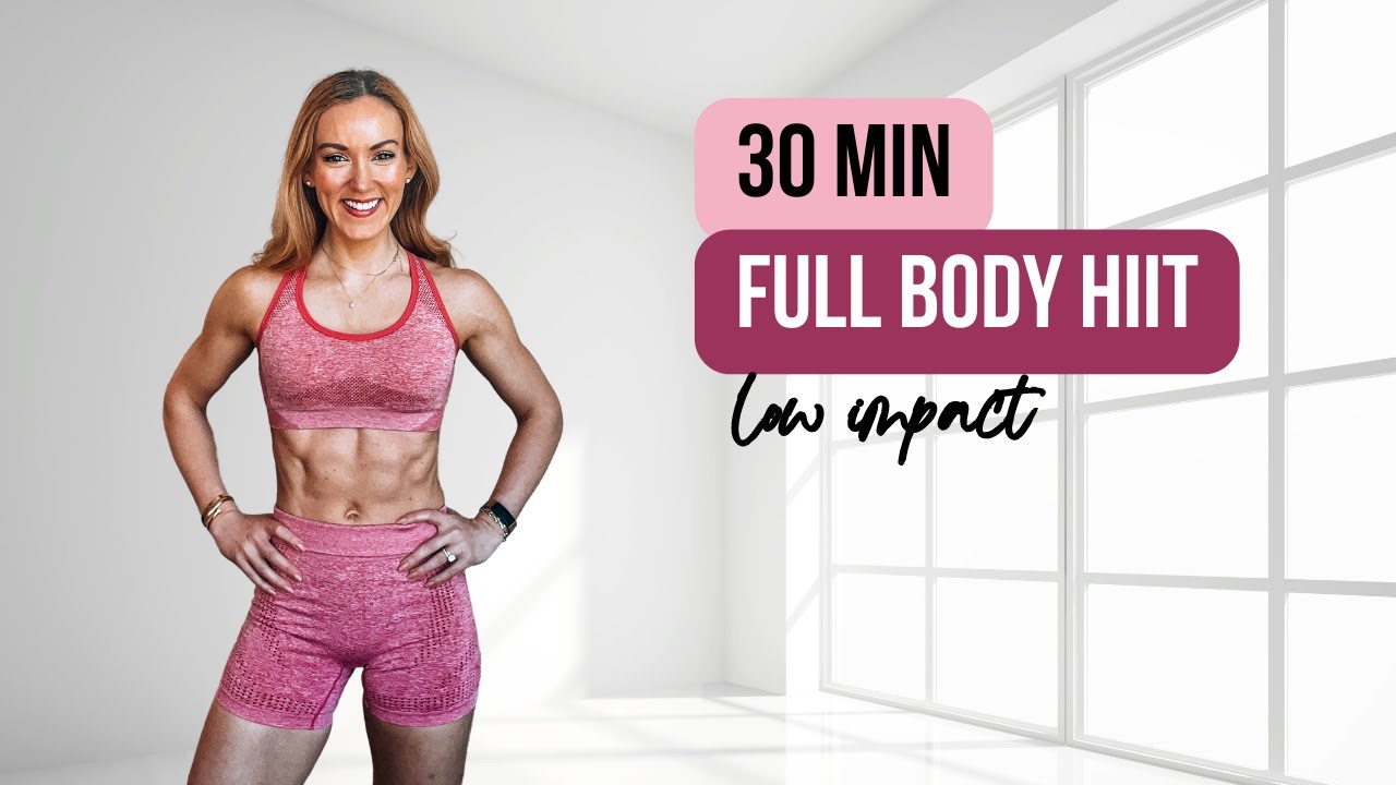 🔥 30 Min FIRE Full Body HIIT Workout With Dumbbells at Home | Low Impact HIIT