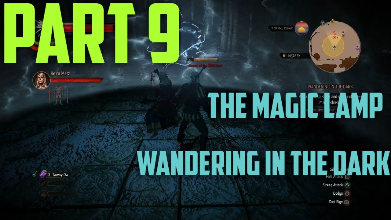 Witcher 3 Wild Hunt: Geralt fights with a Wild Hunt warrior
