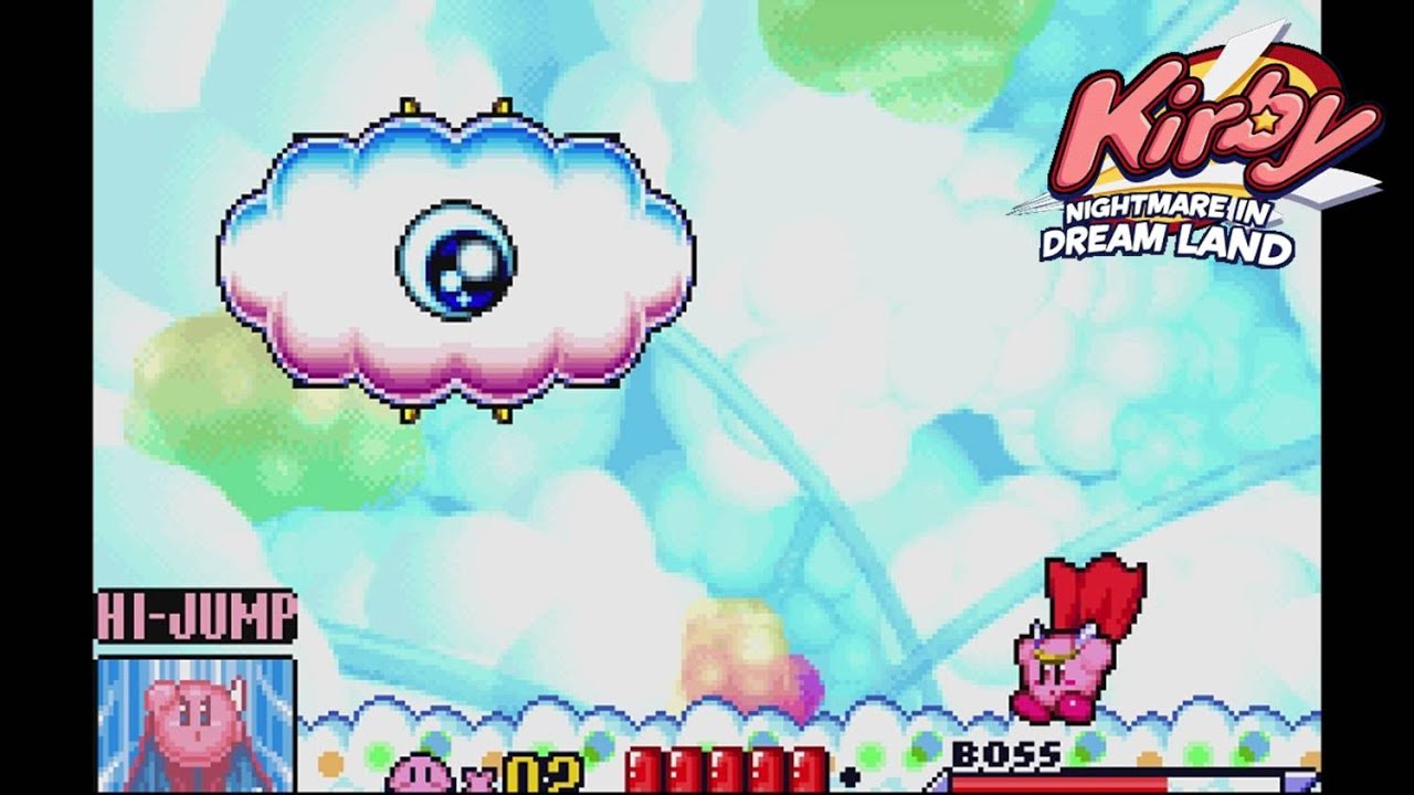 Kirby: Nightmare in Dream Land - Kracko Boss Fight