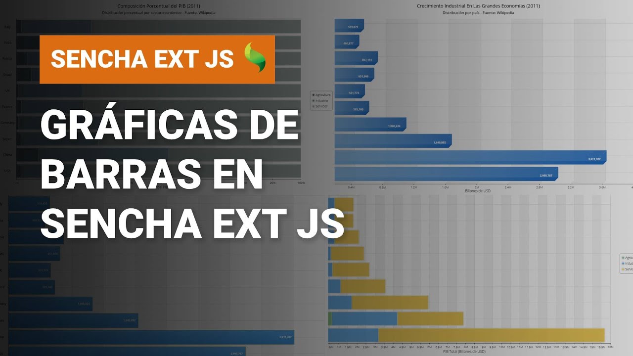CÓMO IMPLEMENTAR GRÁFICOS DE BARRAS EN TU PROYECTO DE SENCHA EXTJS