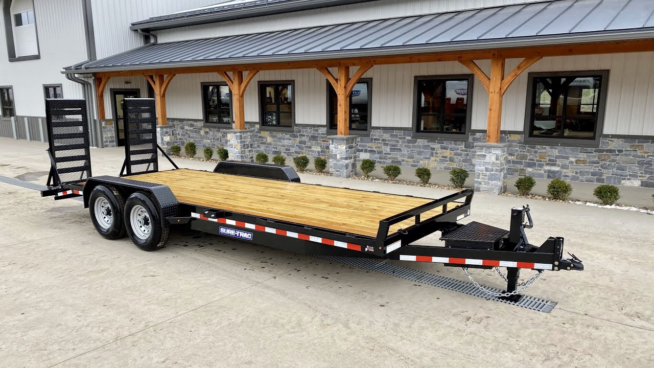 2021 Sure-Trac 7x20' Equipment Trailer 14000# GVW