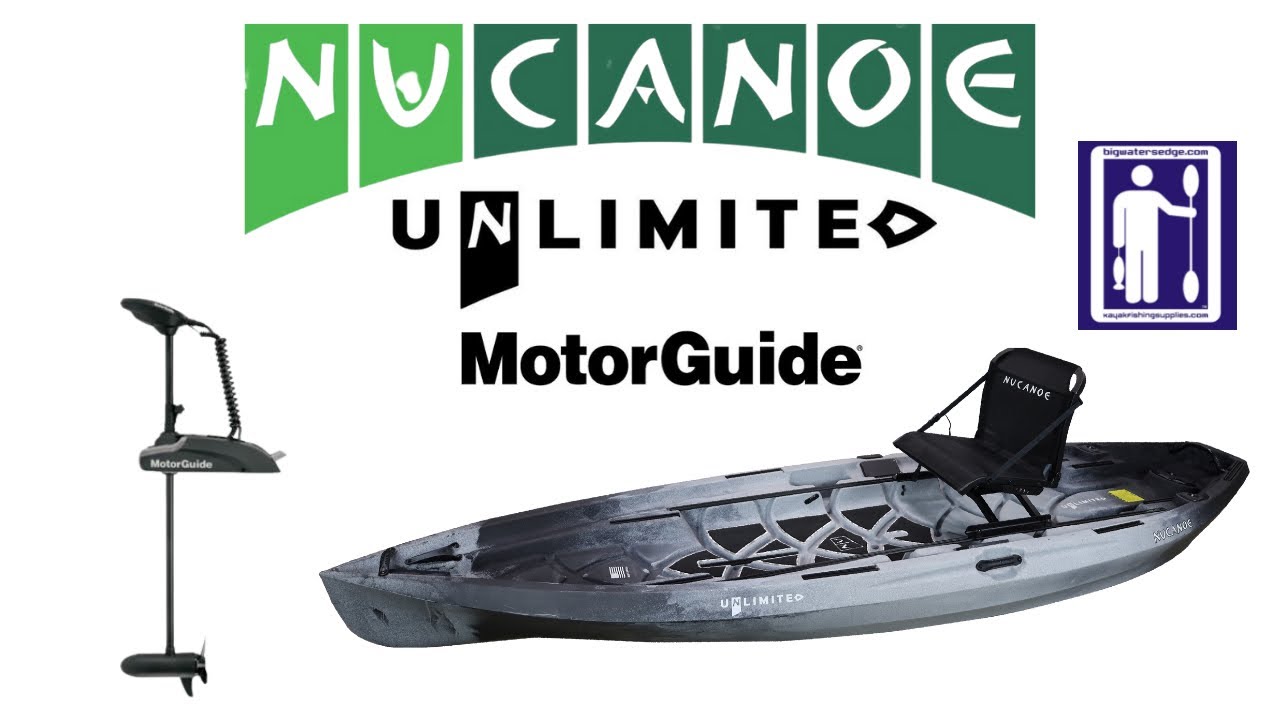 Nucanoe Unlimited Motorguide Xi3 Fully Rigged Kayak