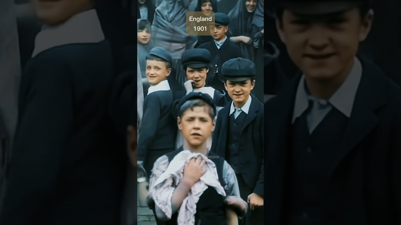 Rare Historical Footage of England, 124 Years Ago | Restored and Colorized