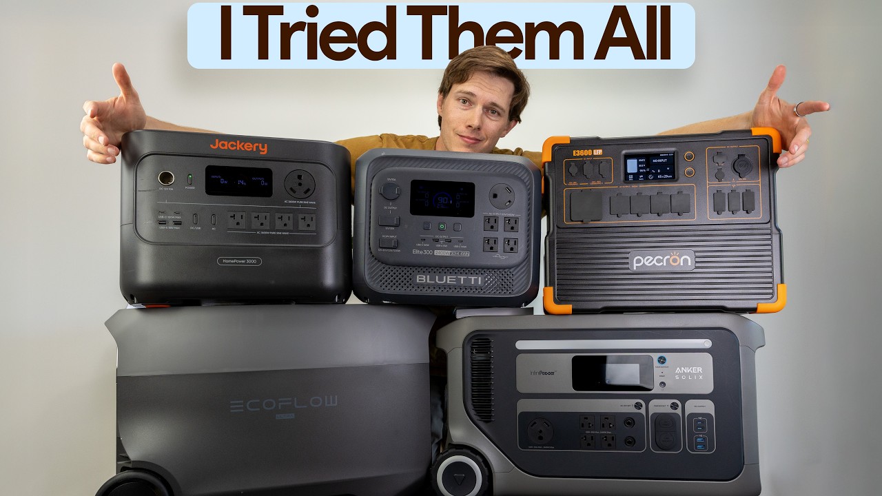 Best 3000Wh Portable Power Stations *Unsponsored* (Solar Generators Tested & Compared!)