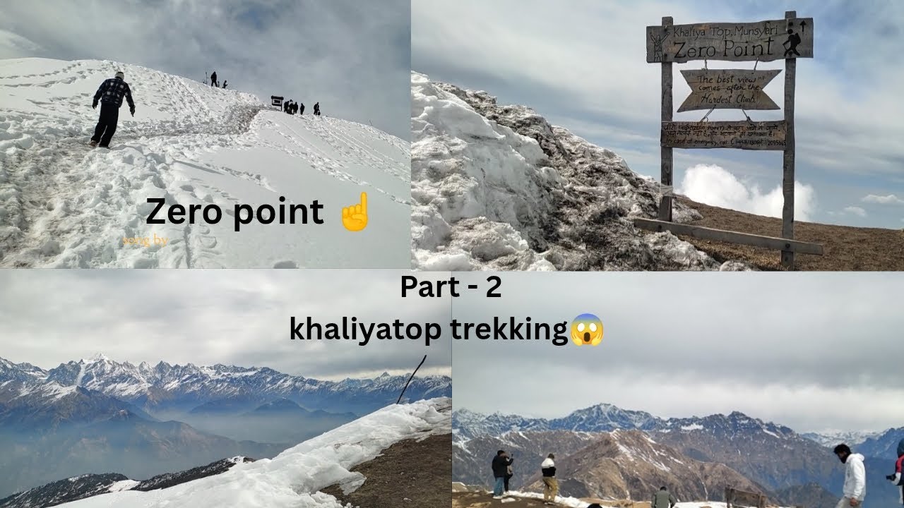 Khaliya Top Munsiyari Trek | Zero Point Tak Ka Safar | Full Adventure Vlog | part -2