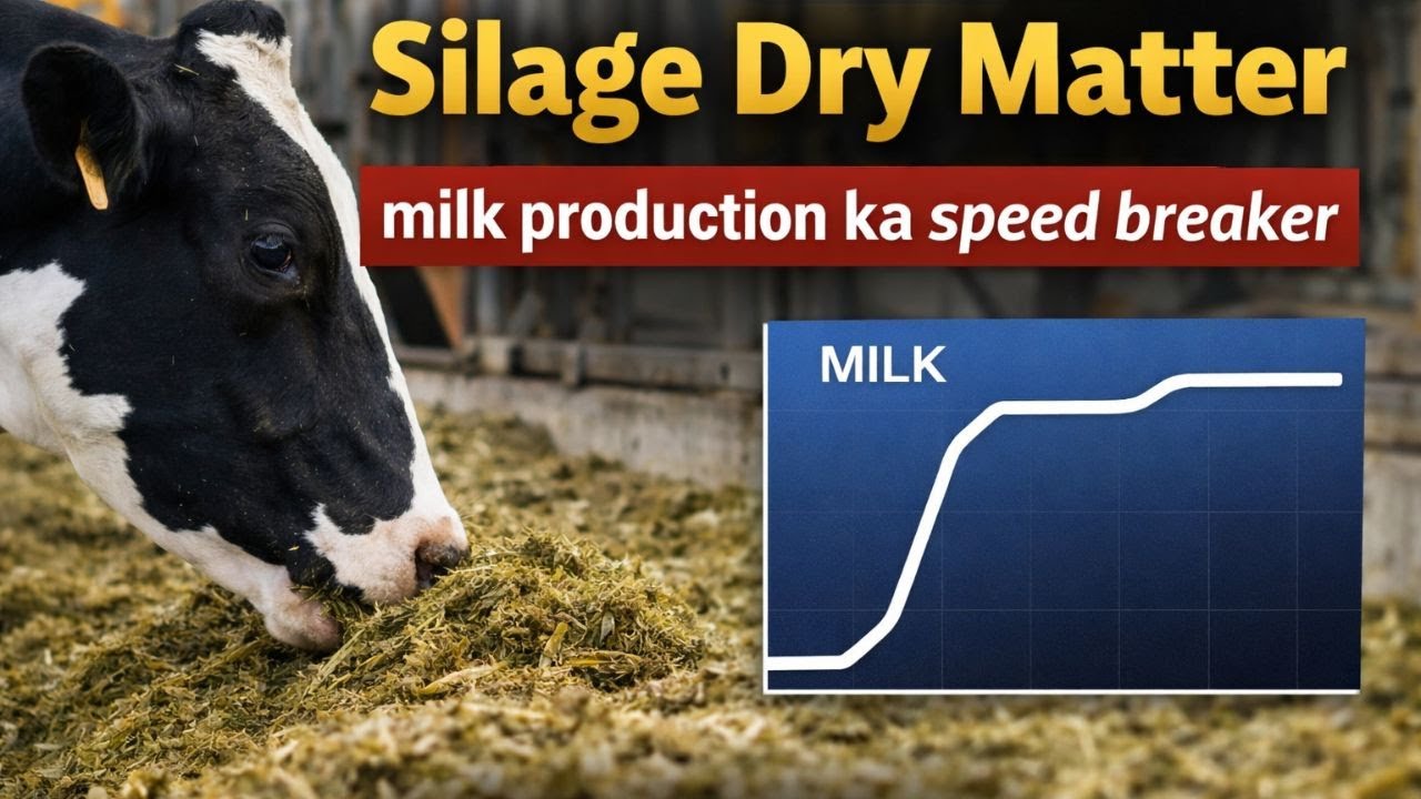 Silage dry matter content & milk production problems