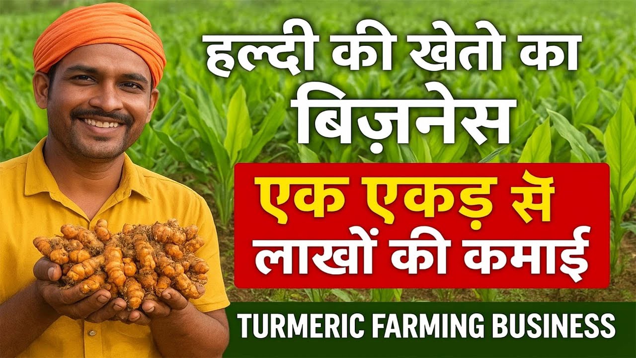 Haldi Ki खेती Ka का बिज़नेस | 1 Ekad Se लाखों की कमाई | Turmeric Farming Business in Hindi”| Thaat