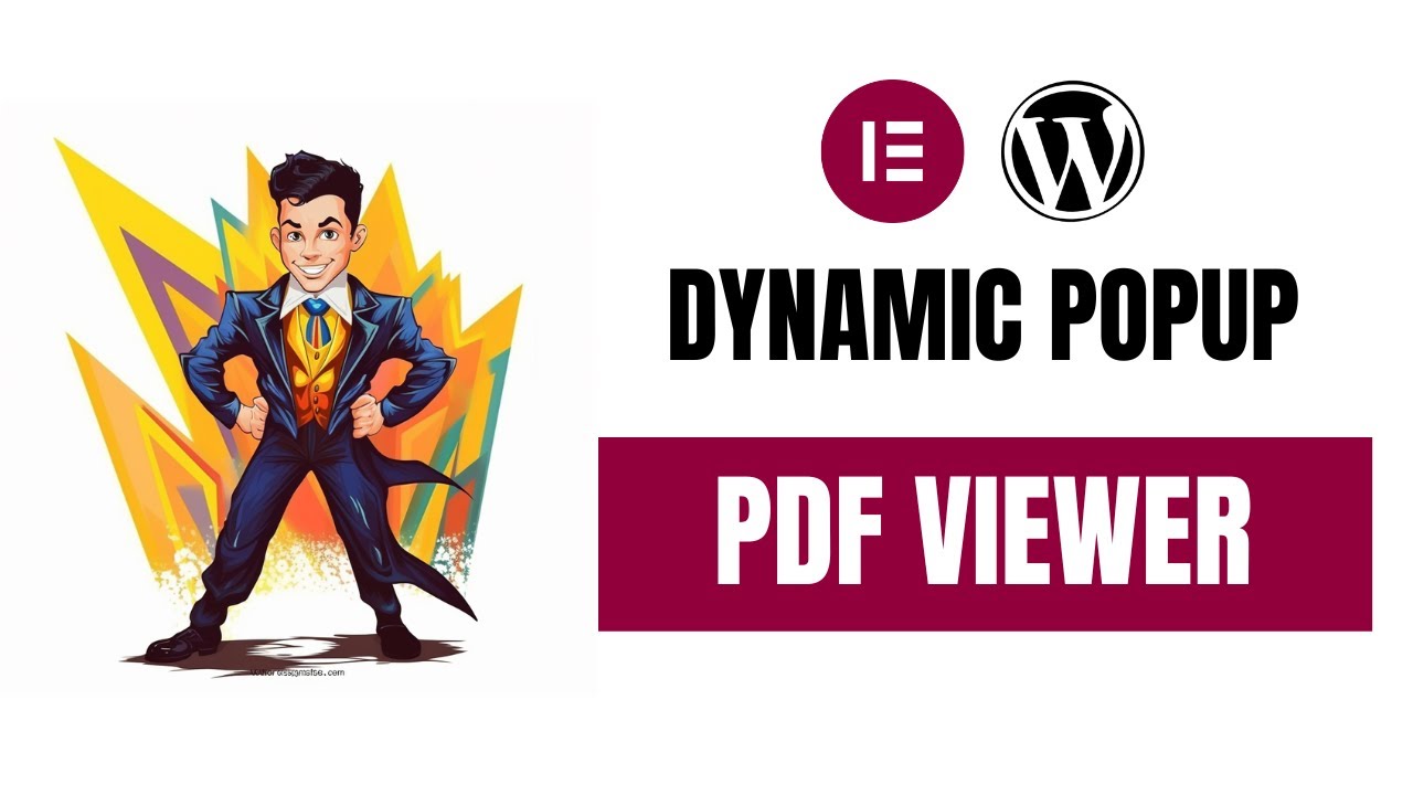 Elementor Dynamic Popup PDF Viewer - WordPress