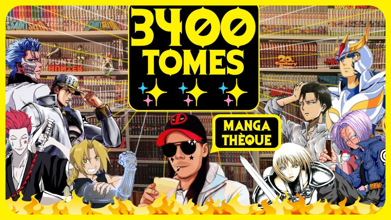 MA MANGATHÈQUE 2024 DE ZINZIN (Un appartement consacré au manga)