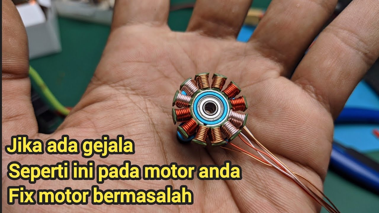 example of a brushless motor that is having problems