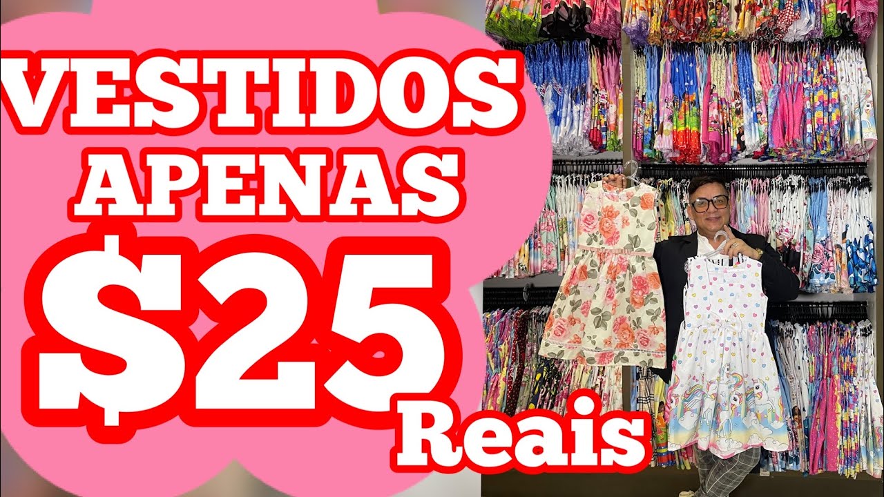 $25 REAIS LINDOS VESTIDOS CLÁSSICOS INFANTIS, DIRETO DA FÁBRICA EM GOIANIA-GO