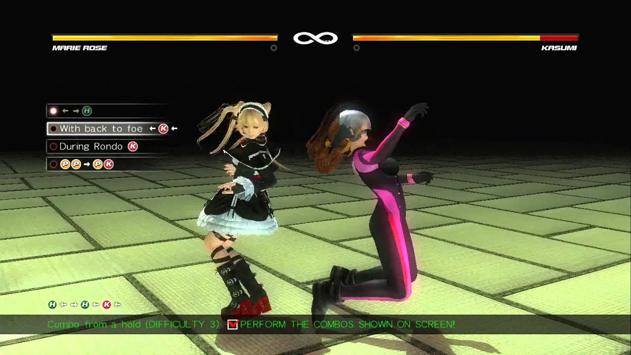 DOA5U - Marie Rose Combo Challenge