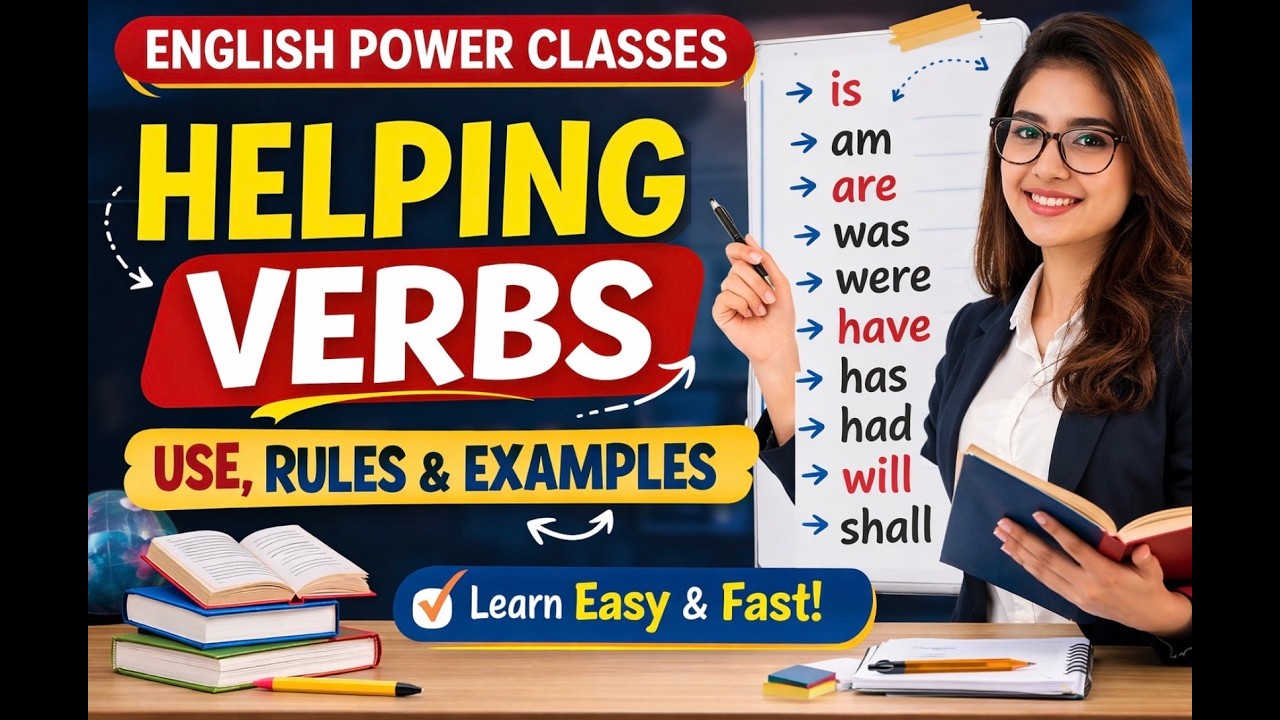 Learn English Helping verbs Part 2