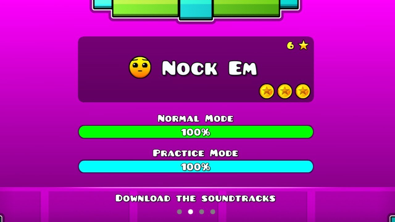 Nock Em 100% All Coins (Geometry Dash SubZero) | CuboGames