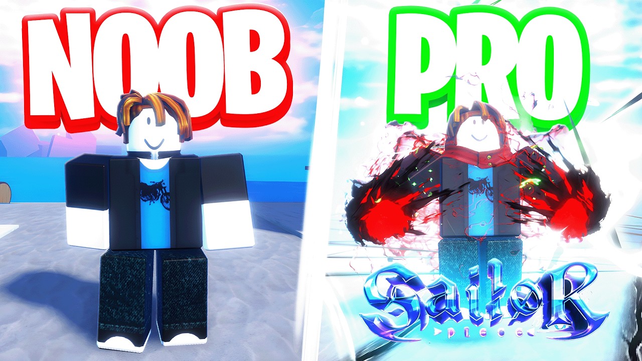 Превращение из новичка в профессионала в Roblox Sailor Piece (максимальный уровень)