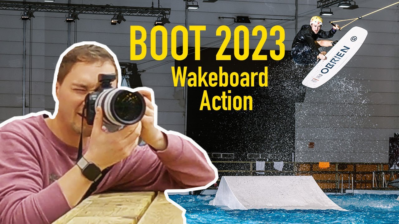 BOOT 2023 Wakeboarden IN EINER HALLE | Fotografie VLOG 📸🎥
