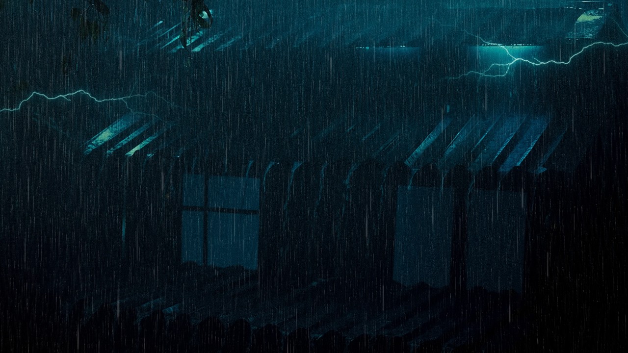 Fall Asleep Instantly in 3 Minutes with Heavy Rain | Rain Sounds & Distant Thunder for Deep Sleep #