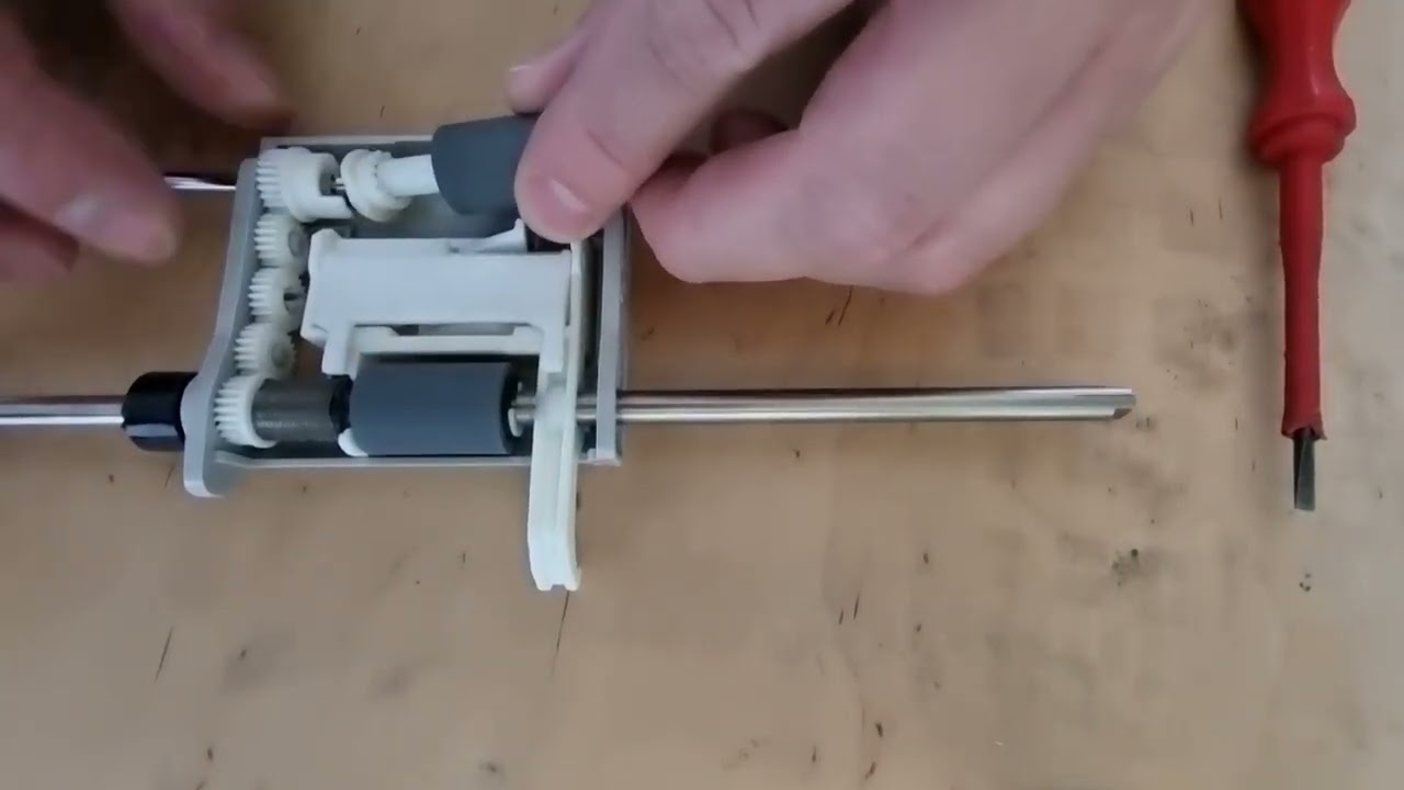 Replace ADF Roller and Pad on ricoh mpc306 mpc307 c305  tutorial automatic document feeder D6062200