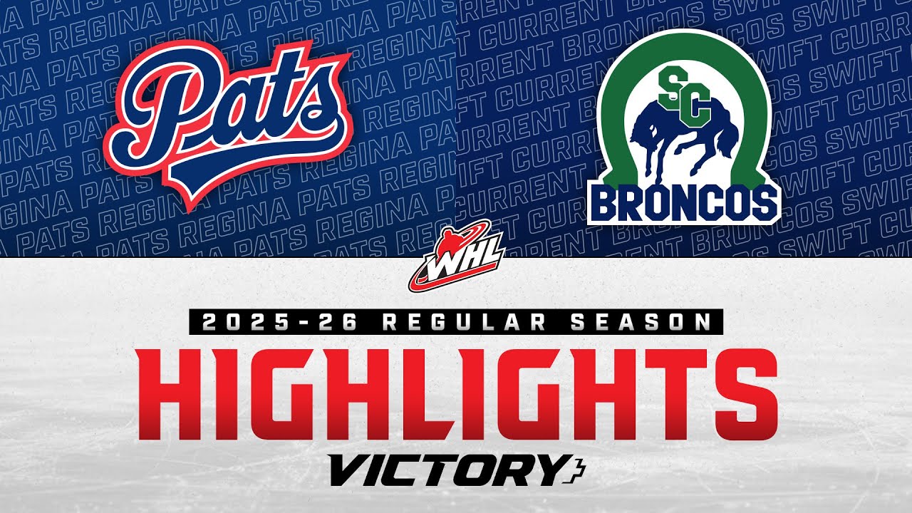 Regina Pats at Swift Current Broncos 9/19 | WHL Highlights 2025-26