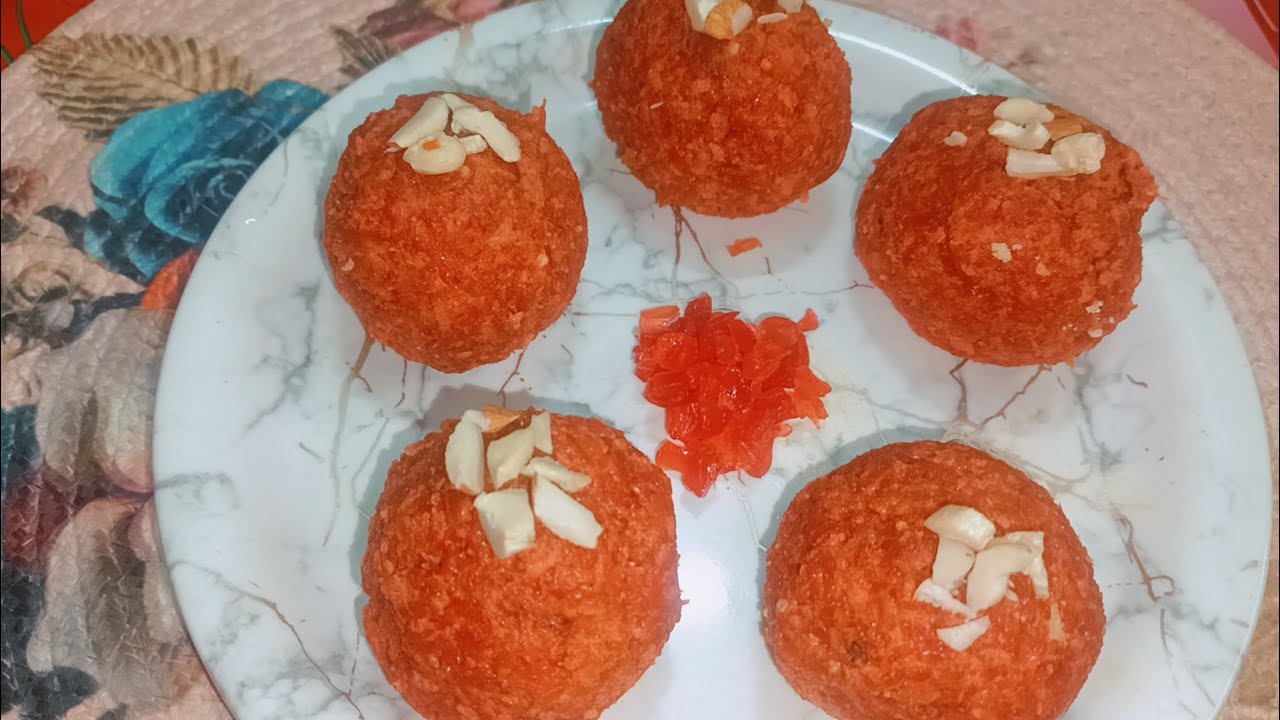 गाजर लड्डू रेसिपी | gajar laddu recipe 