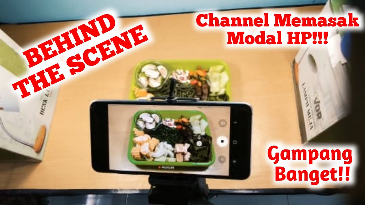 BEHIND THE SCENE CHANNEL MEMASAK MODAL HP!!