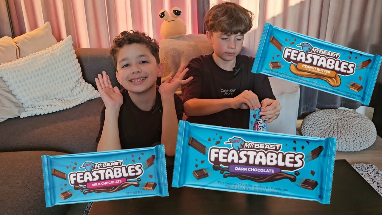 🍟 #8 Mr. Beast Feastables Taste Test 🐆