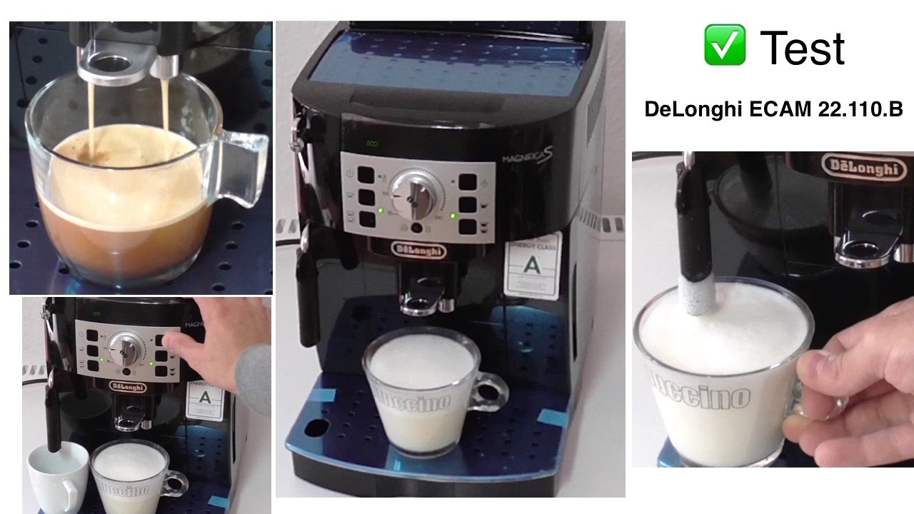 Test | DeLonghi ECAM 22.110.B Magnifica S Kaffeevollautomat