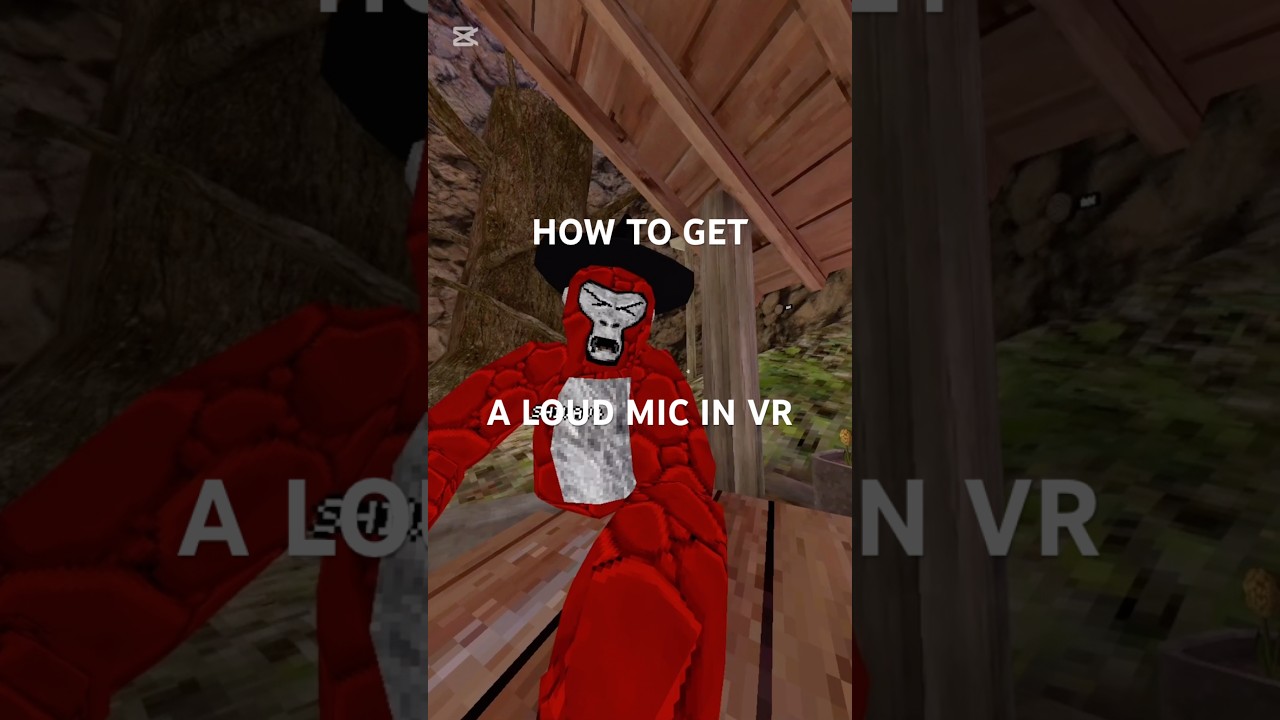 How to get a loud mic in VR