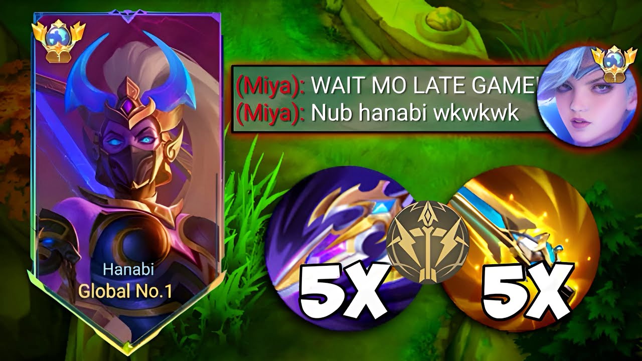 GOODBYE META MIYA!! HANABI NEW META DESTROYER BUILD WILL MAKE HER META AGAIN!!🔥🔥 (MUST TRY THIS)