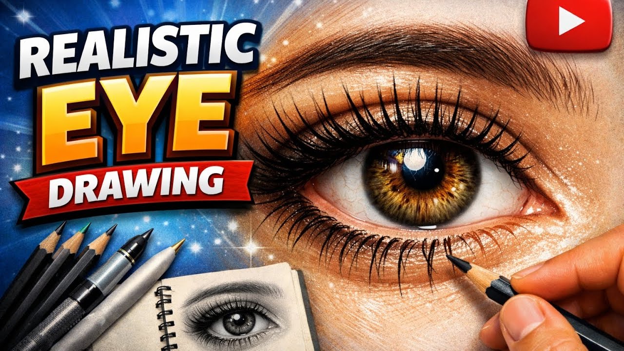 Itni Realistic Eye Drawing Banegi 😱 Log Shock Ho Gaye