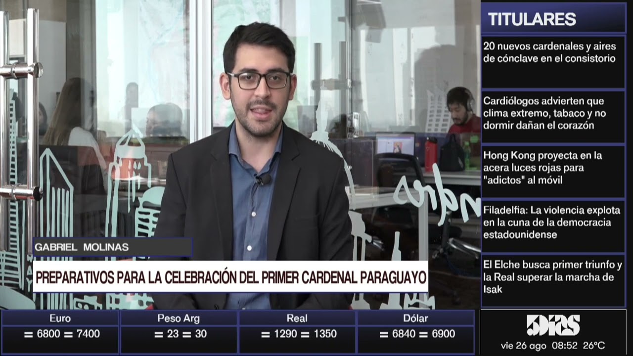 CHRISTIAN CIEPLIK | AMBIENTE PARA CELEBRACI&Oacute;N DEL PRIMER CARDENAL PARAGUAYO | ROTATIVO 5D |&nbsp;5d&iacute;asTV