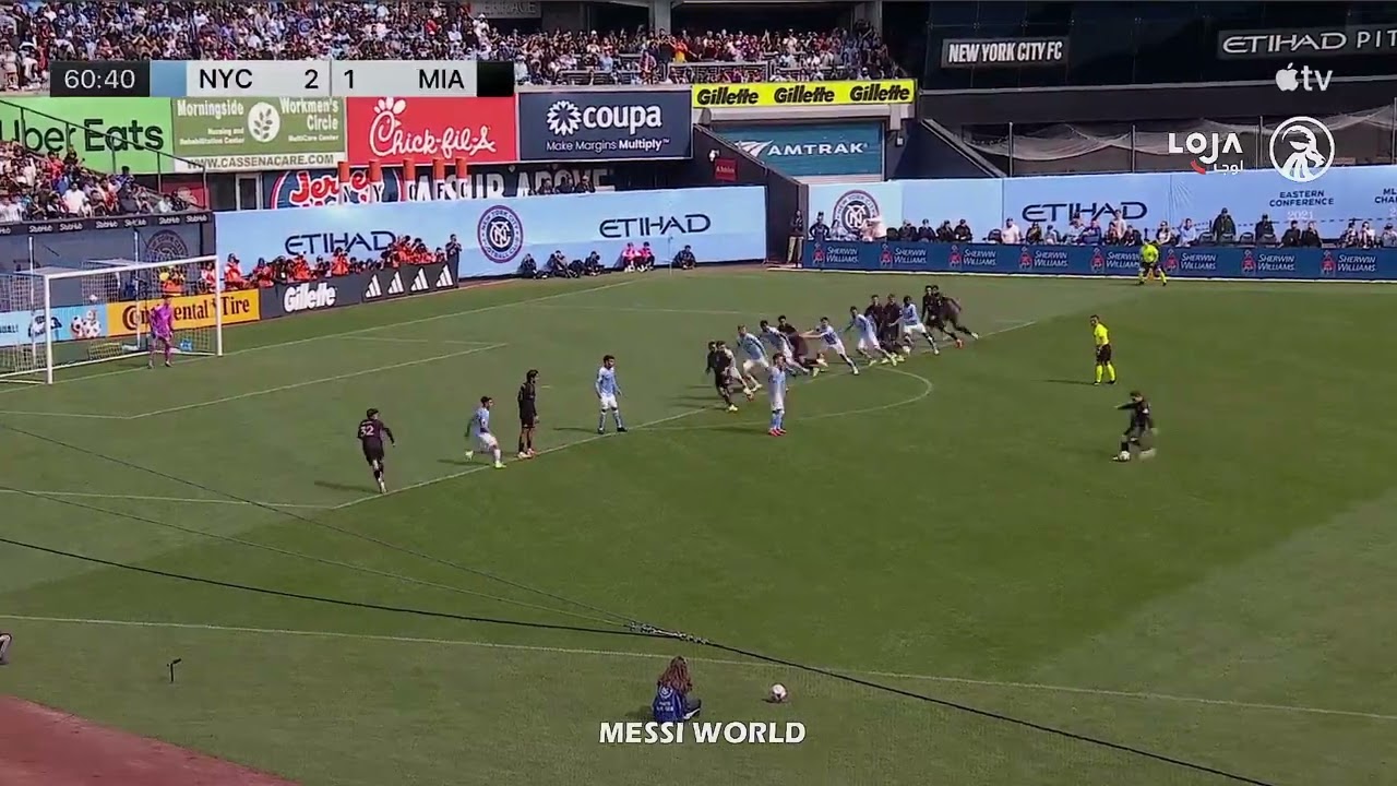 Messi goal against New York City today 🔥🔥 What is This Global Goal ⚽️🔥 #messi #intermiami 
