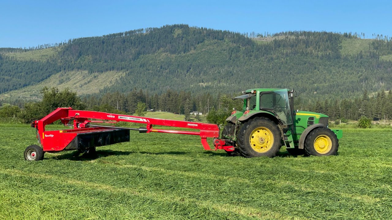 7 Days to Make 2nd Cut Premium Alfalfa Hay 🌾 With High Humidity - 1393 Massey Razor Edge ! 🚜