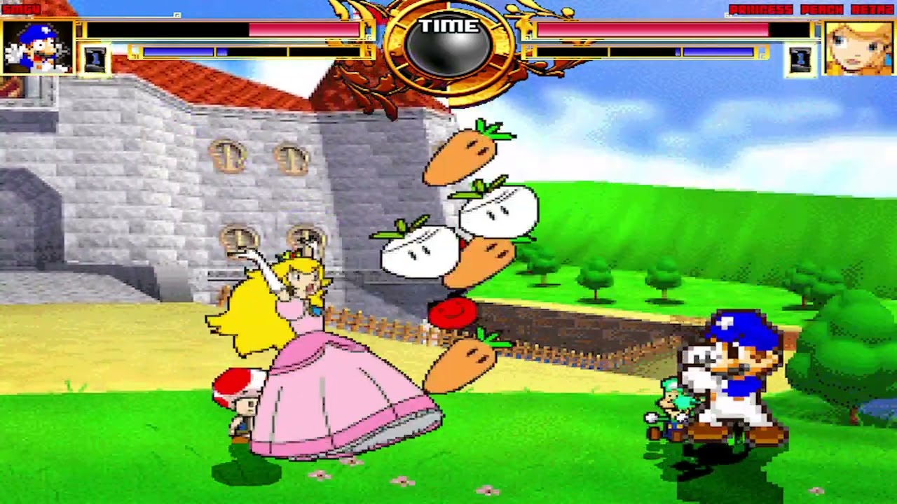 NICK54222 MUGEN: SMG4 VS Princess Peach