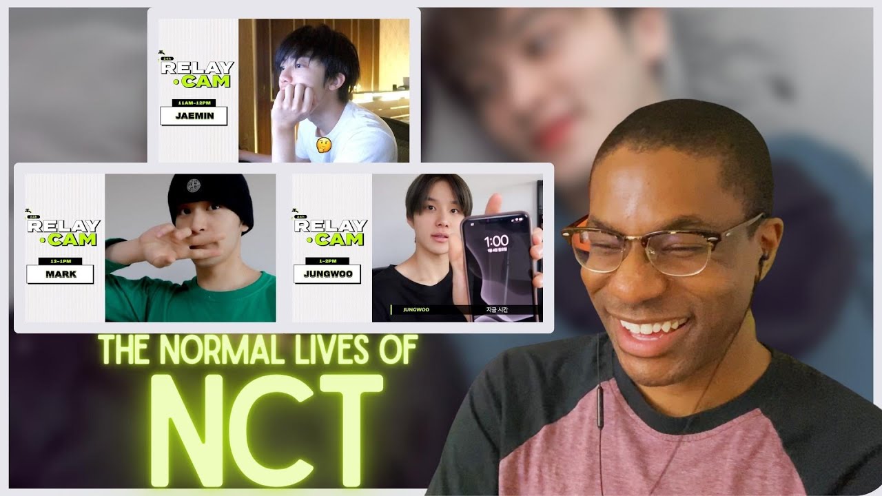 NCT | RELAY CAMS Jaemin, Mark, and Jungwoo REACTION | Could they be more relatable?