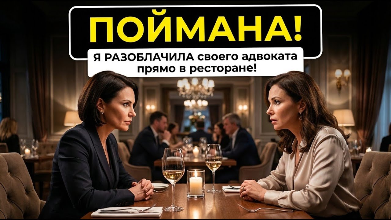 Я РАЗОБЛАЧИЛА своего адвоката прямо в ресторане!