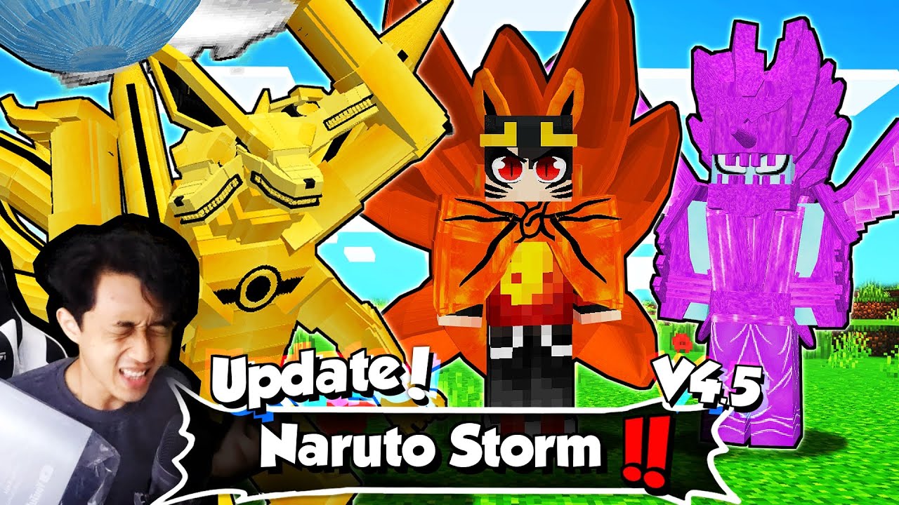 Ditinggal Lama Malah Update😱 Naruto Storm V4.5 Addon Naruto Terbaik!! Minecraft Naruto Storm 𝐄𝐏.00