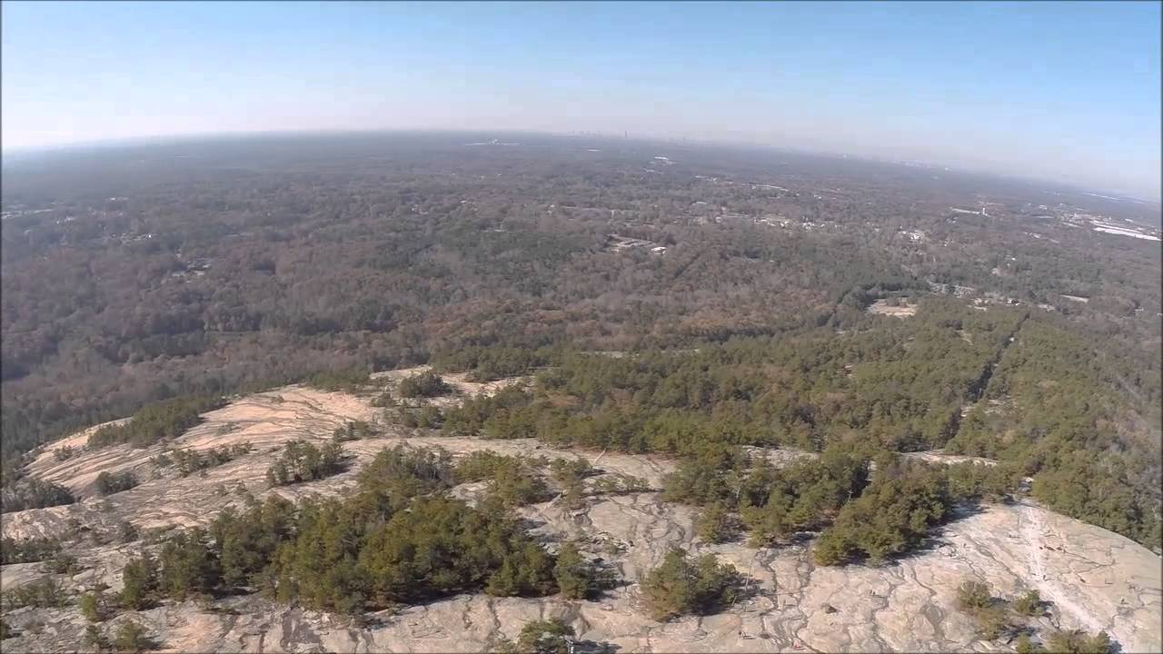 Drone Video of Stone Mountain Park Georgia