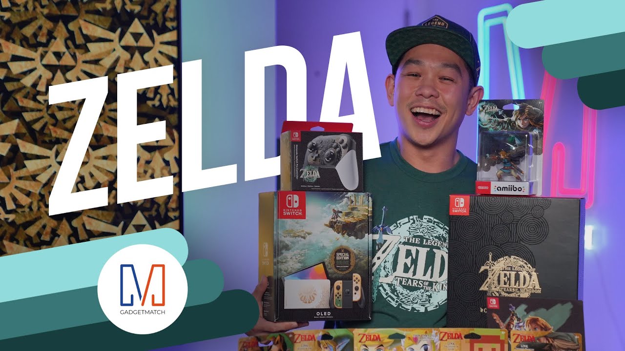 Распаковка Nintendo Switch Zelda: Tears of the Kingdom!